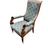 Fauteuil Voltaire "col de cygne" – XIXe siècle