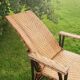 Chaise longue en rotin