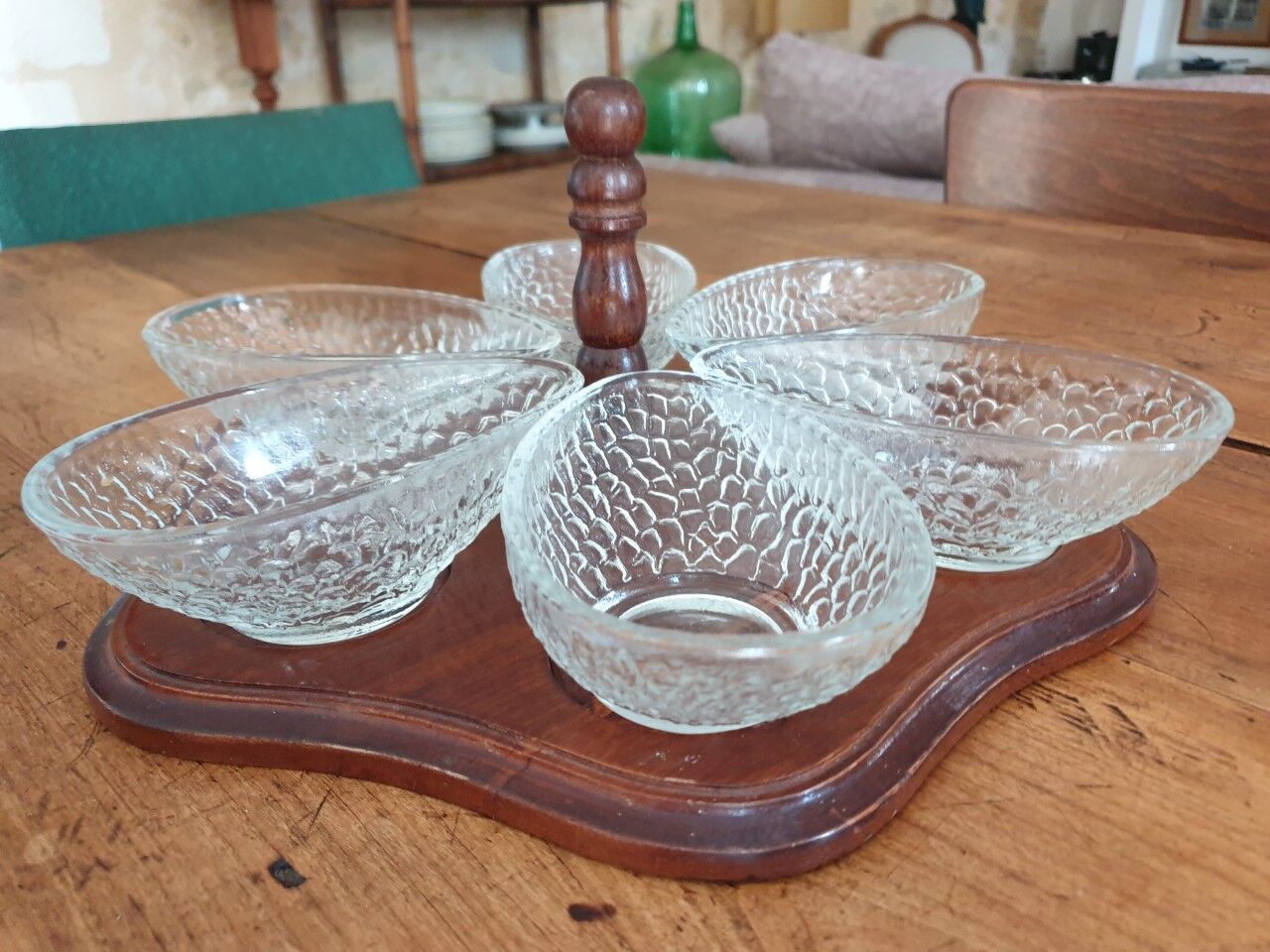 Plat serviteur pour avocats vintage