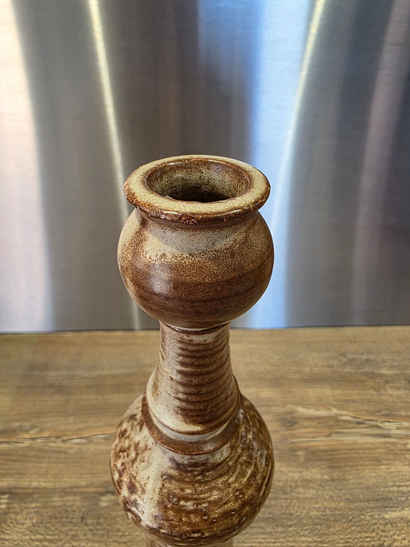 Large totem soliflore vase by Henry Cimal Saint-Paul 30 cm