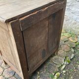 Antique wooden confit pot.