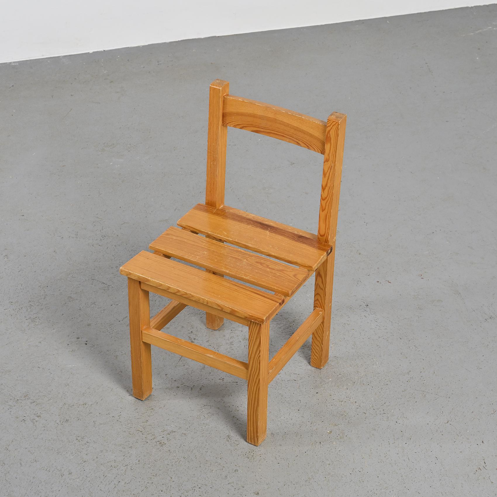 Set of six chairs Maison Regain, circa 1970
