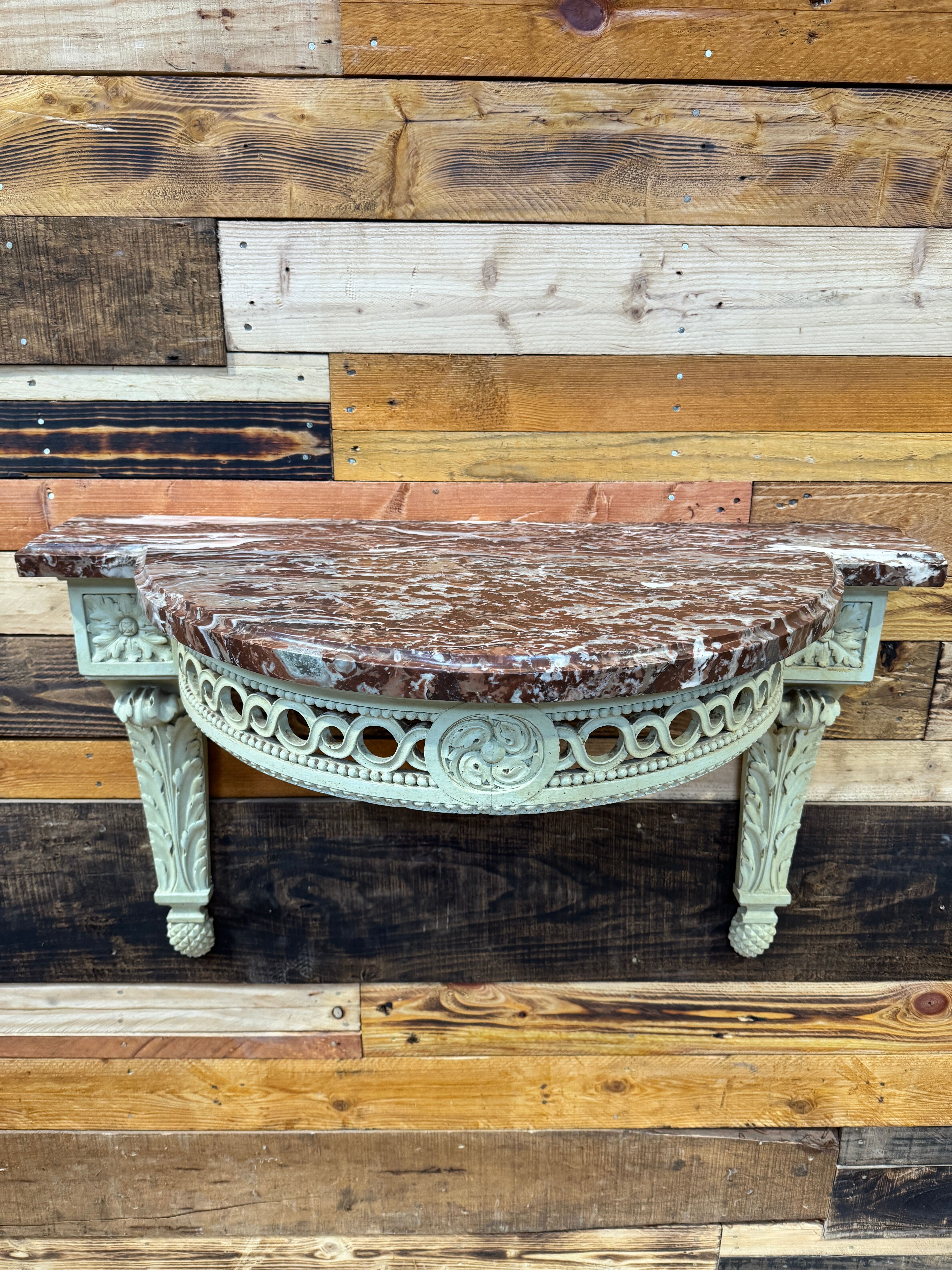 Console murale de style Louis XVI, années 1970