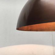 Mid-century copper dome pendant
