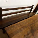 Farm table with bench