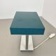 Modernist green Cubic Sputnik Table Light Kaiser Leuchten Lights, 1970s Ger