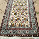 Ancient oriental carpet handmade 135 x 81cm