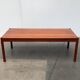 Table basse danoise du milieu du siècle en teck massif de Magnus Olesen, années 1960