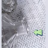 Carafon en cristal taillé H21