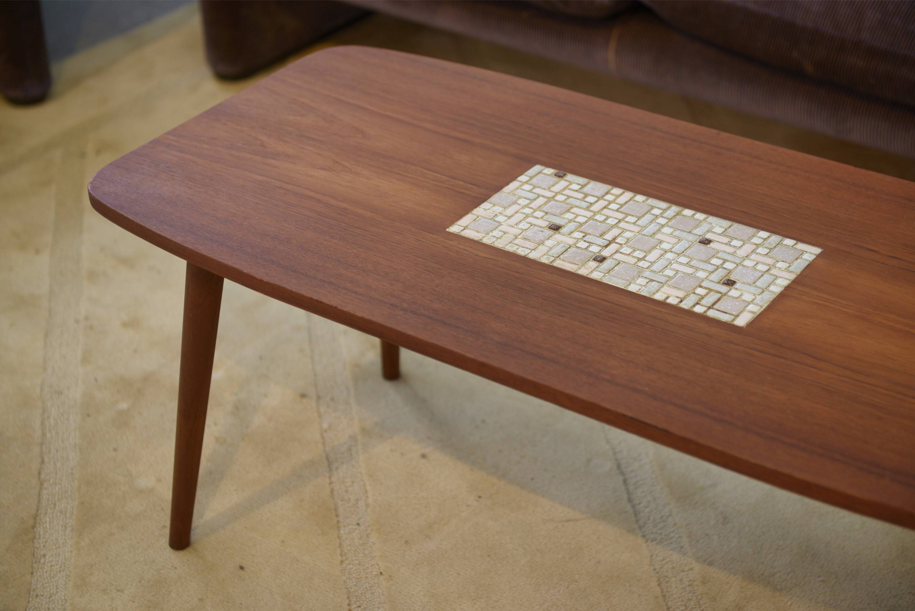 1960s Scandinavian mosaic coffee table