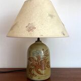 Vintage lamp in glazed stoneware from the 70s