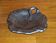 Vintage 1950s Vallauris black matte ceramic pocket bowl.