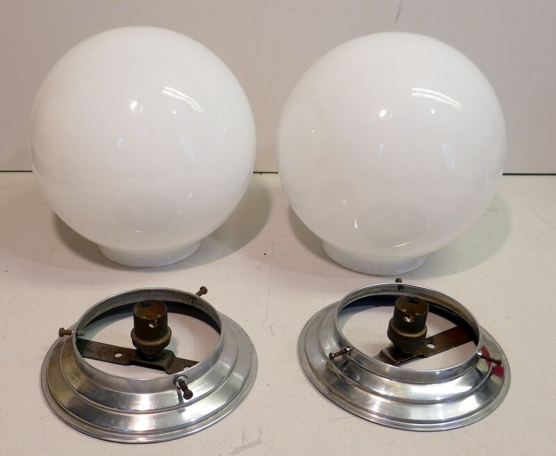 Opal globe suspension pair