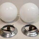 Opal globe suspension pair