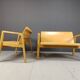 Mid century plywood benches