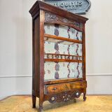 Verriau, Provençal Hanging Shelf in Walnut, Nîmes, 18th Century