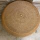 Vintage 1970s braided rope coffee table