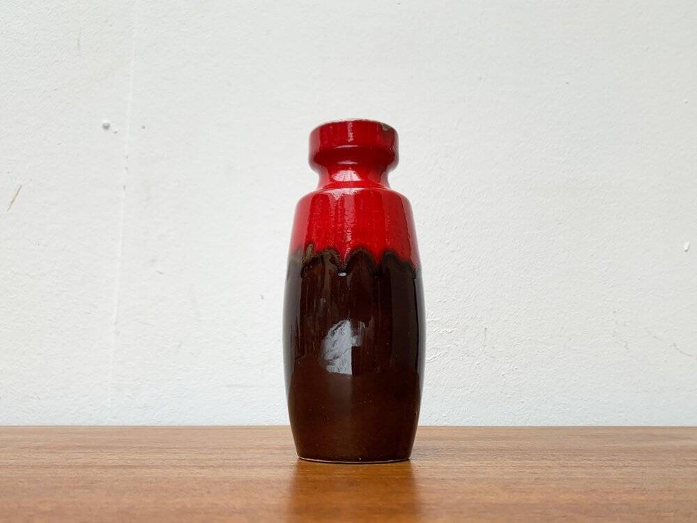 Mid-Century Fat Lava vase in ceramic WGP by Scheurich, West Germany, 1960s.