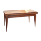vintage coffee table with up and down system, dining table up to 10 people
