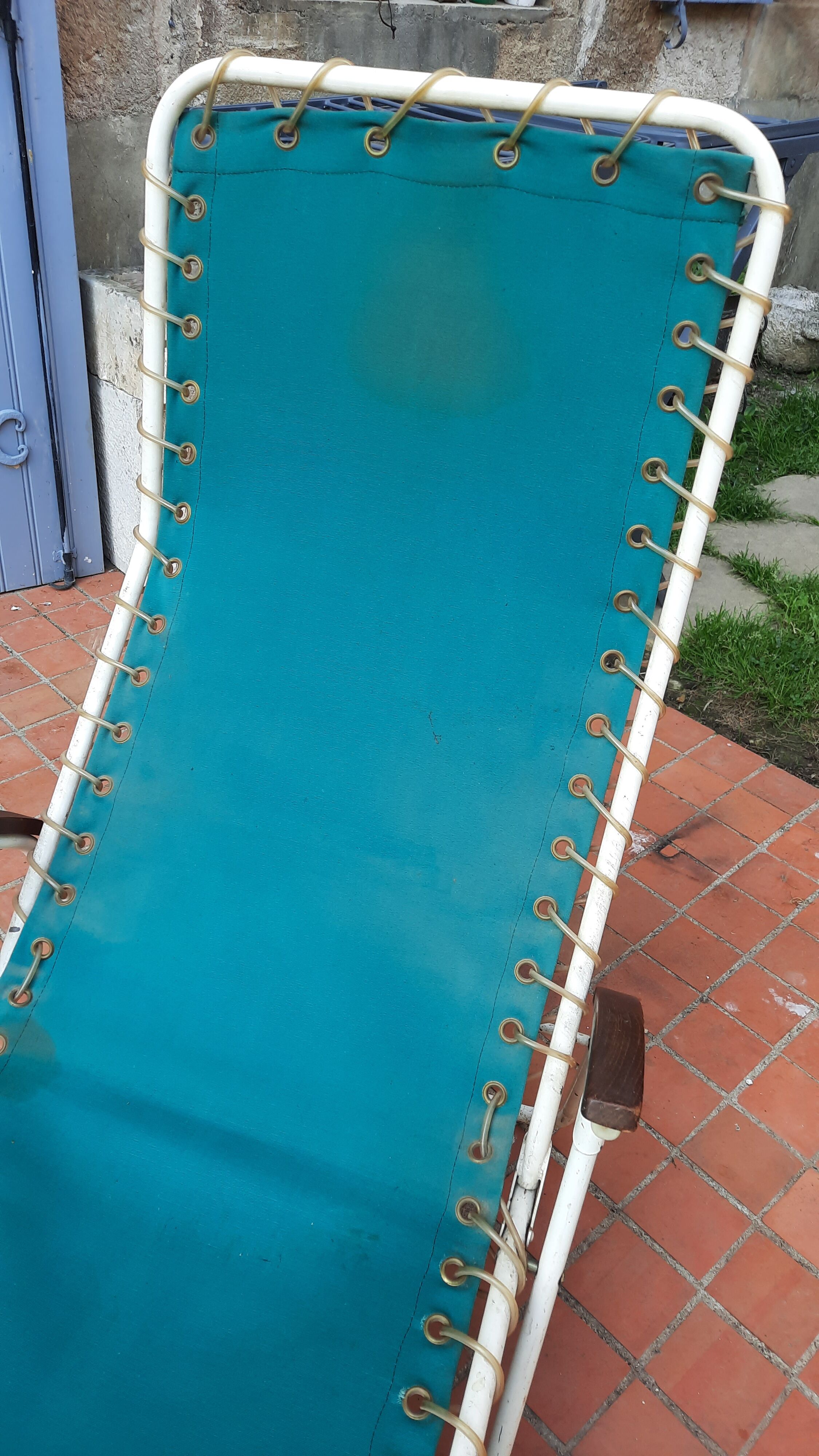 Chaise longue basculante