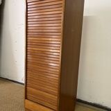 Vintage curtain filing cabinet