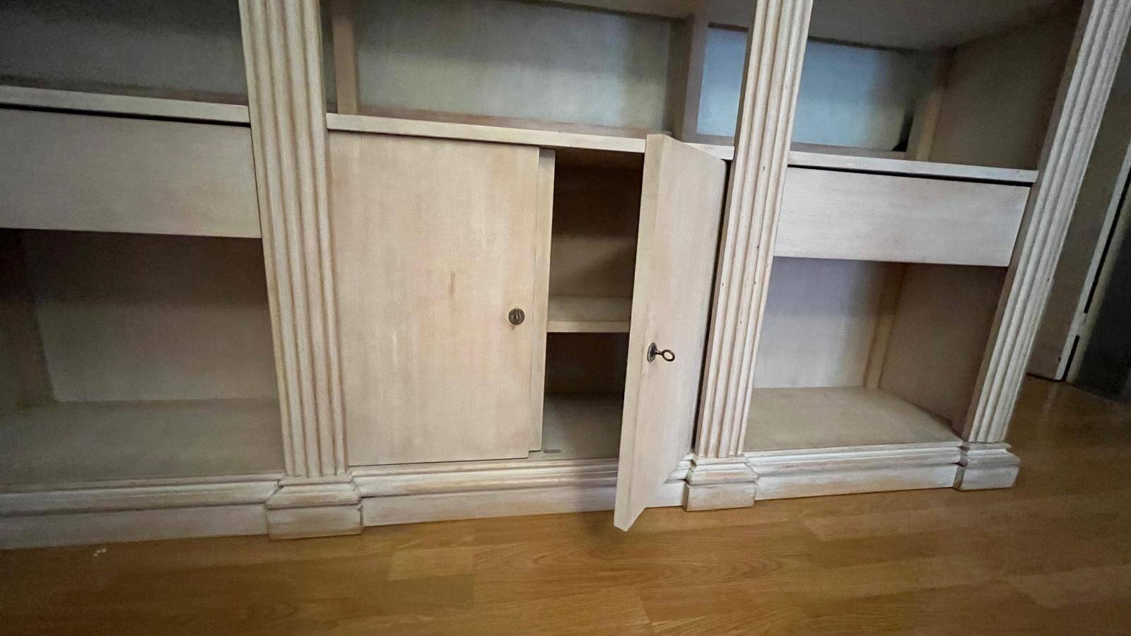 Cerused oak library - High-end