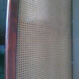 Former caned wood sofa