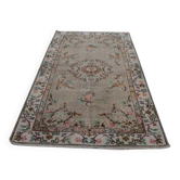 Vintage Turkish Oushak rug 114x208 cm