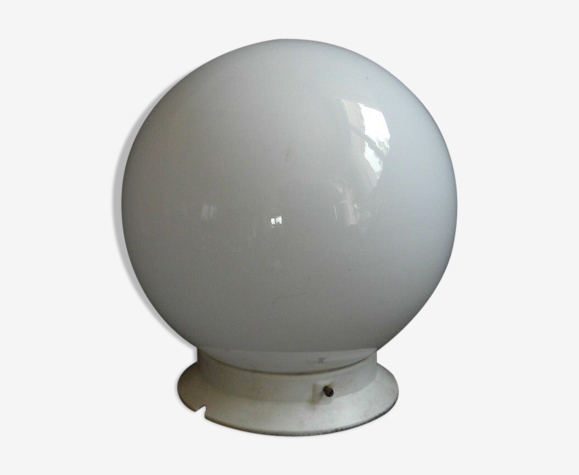 Glass globe ceiling light