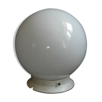 Glass globe ceiling light