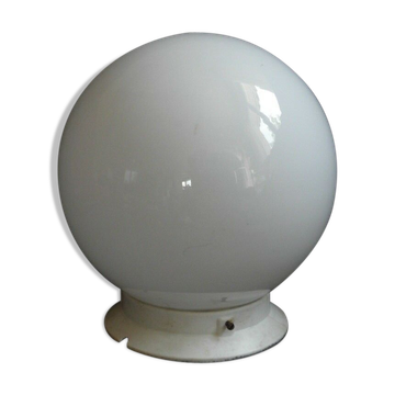 Plafonnier globe en verre