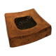 Empty ceramic pocket of Roger Capron . Vallauris circa 1960