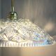 Vintage fruit cut hanging in moulded glass