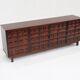 Vintage Spanish brutalist sideboard credenza 1970s