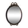 Miroir ancien à poser ovale