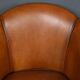 Pair of Solange club armchairs in sheepskin leather – reproduction