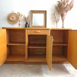 Buffet en rotin vintage