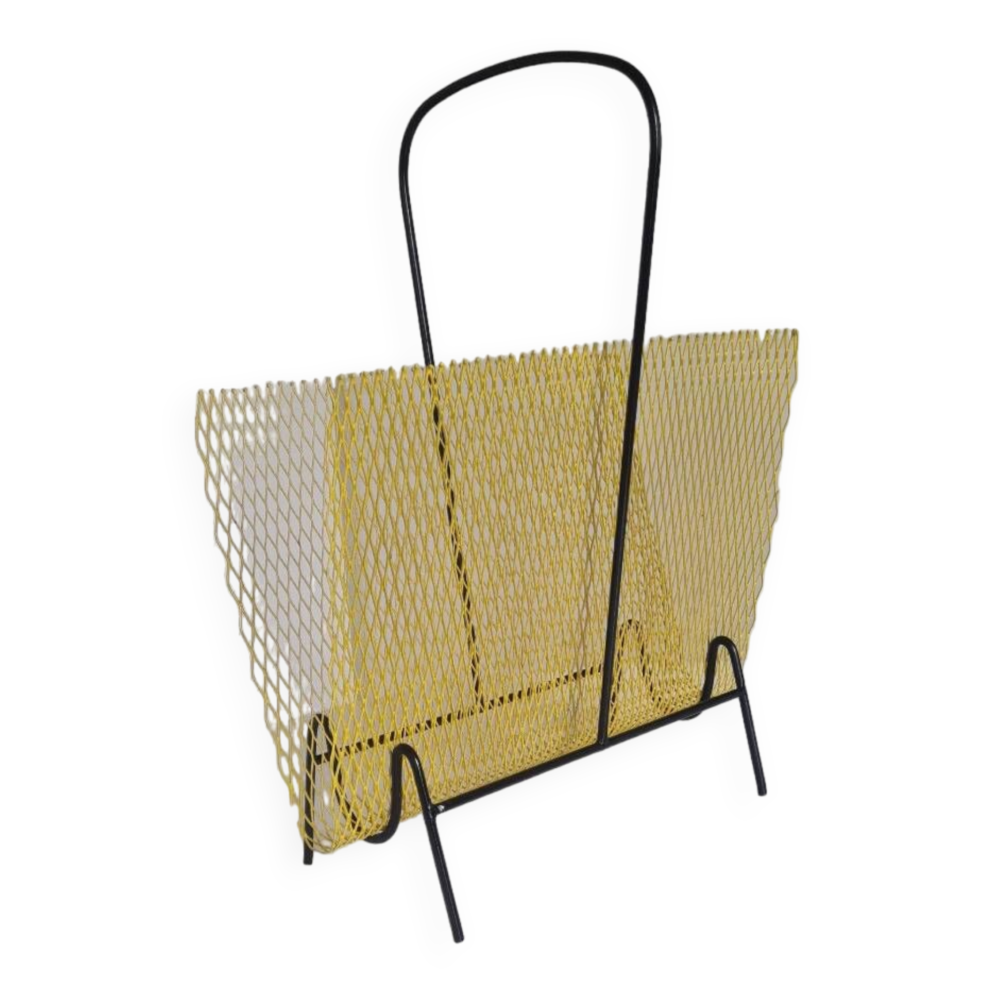 60s metal magazine rack