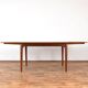Mid-Century Danish Teak Extendable Dining Table, 1960s.