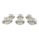 Set of 6 Limoges porcelain espresso cups Hôtel Métropole Brussels
