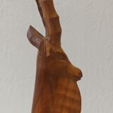 Scandinavian teak deer 1960.