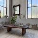 Table basse brutaliste artisanale 1950