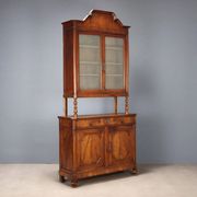 Buffet Umbertino ancien en noyer, Italie, XIXe siècle