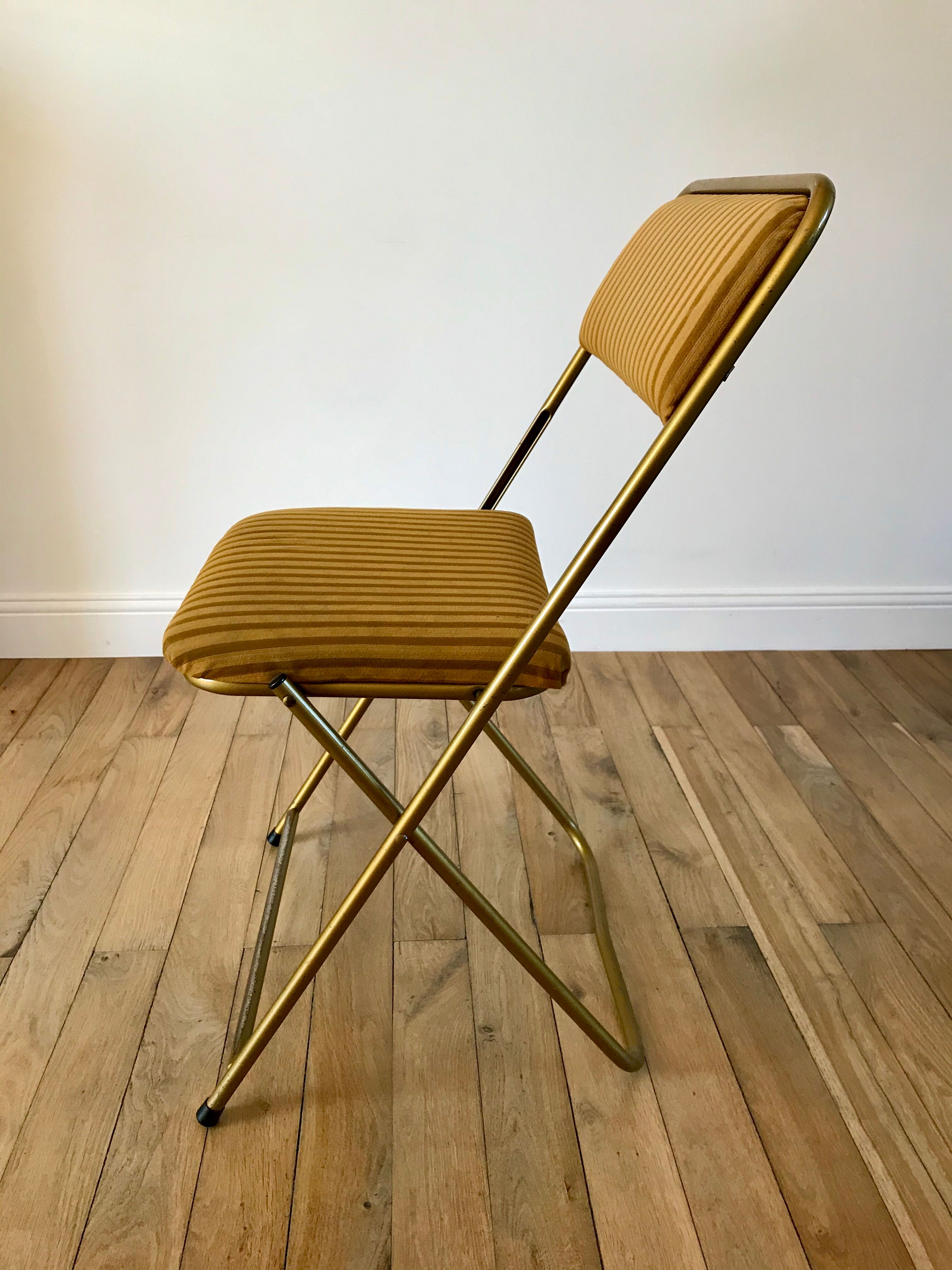 folding chair theater style Lafuma 70s