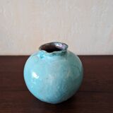 Signed ball vase
