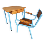 Children's desk and armchair
