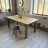 Solid oak farmhouse table 180 cm