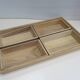 Plateaux en bois naturel -set de 4