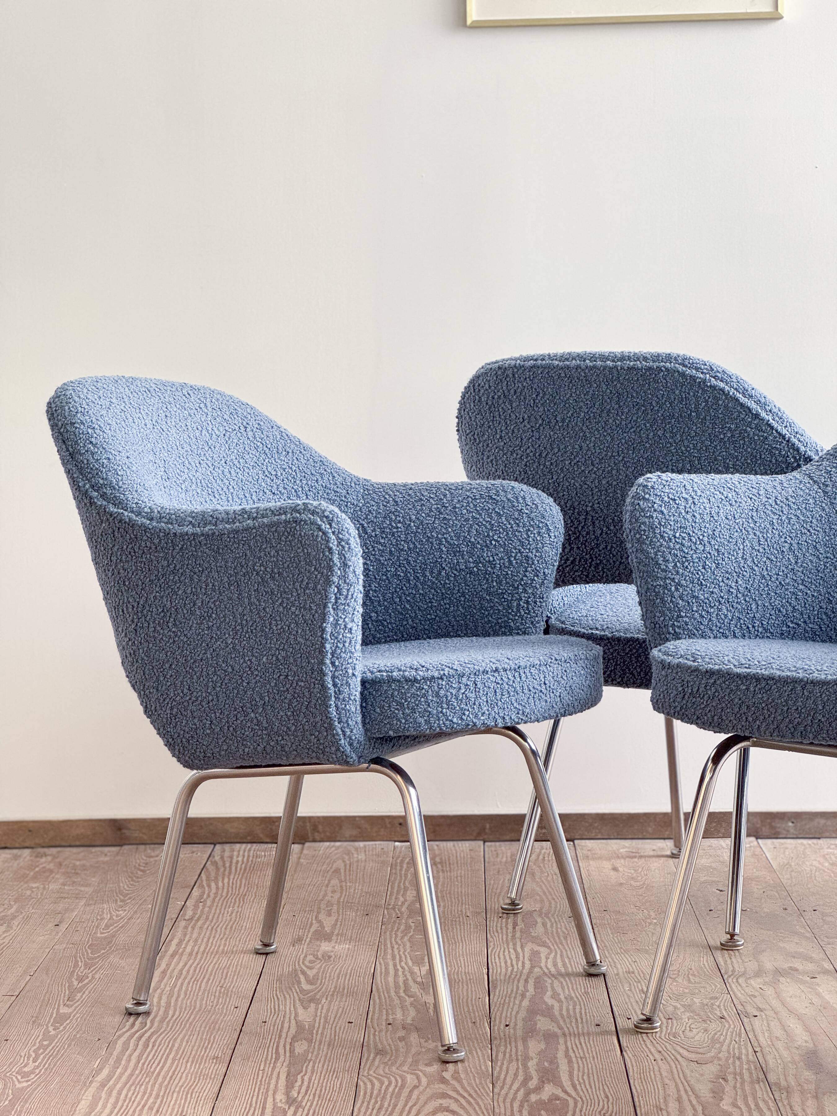 Ensemble de 6 chaises Executive vintage par Eero Saarinen pour Knoll, 1940