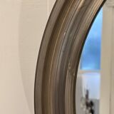 Round aluminium mirror Sergio Mazza, 1970